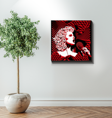 Punk Pulse Wrapped Canvas