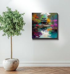 Mountain Majesty Landscape Wrapped Canvas