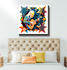 Tuneful Tunes Wrapped Canvas