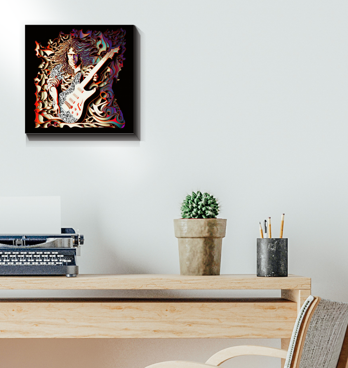 Rhythmic Radiance Wrapped Canvas