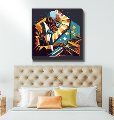 Rock 'n' Roll Reverie Wrapped Canvas