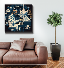 Treble Tapestry Wrapped Canvas