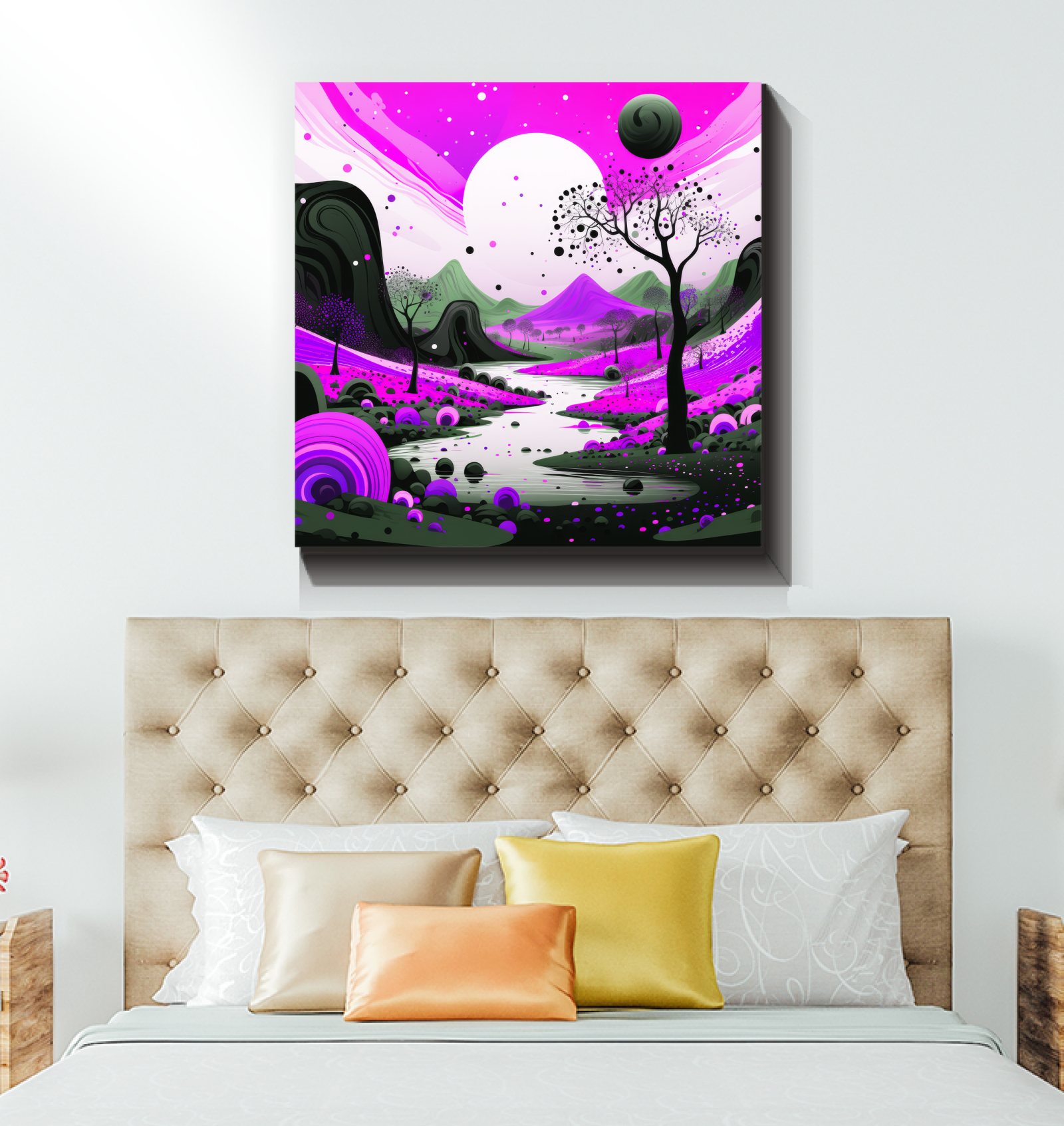 Mesmerizing Mesa Desert Landscape Canvas