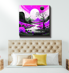 Mesmerizing Mesa Desert Landscape Canvas