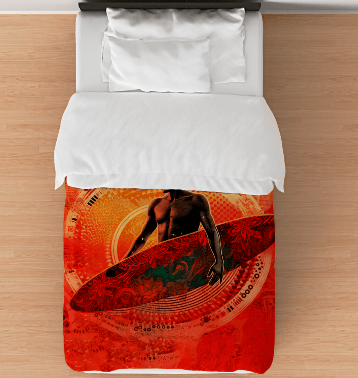 Surfing Tranquility All-Over Print Comforter - Beyond T-shirts