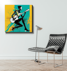 Fashionable Serenade Canvas Print - Beyond T-shirts