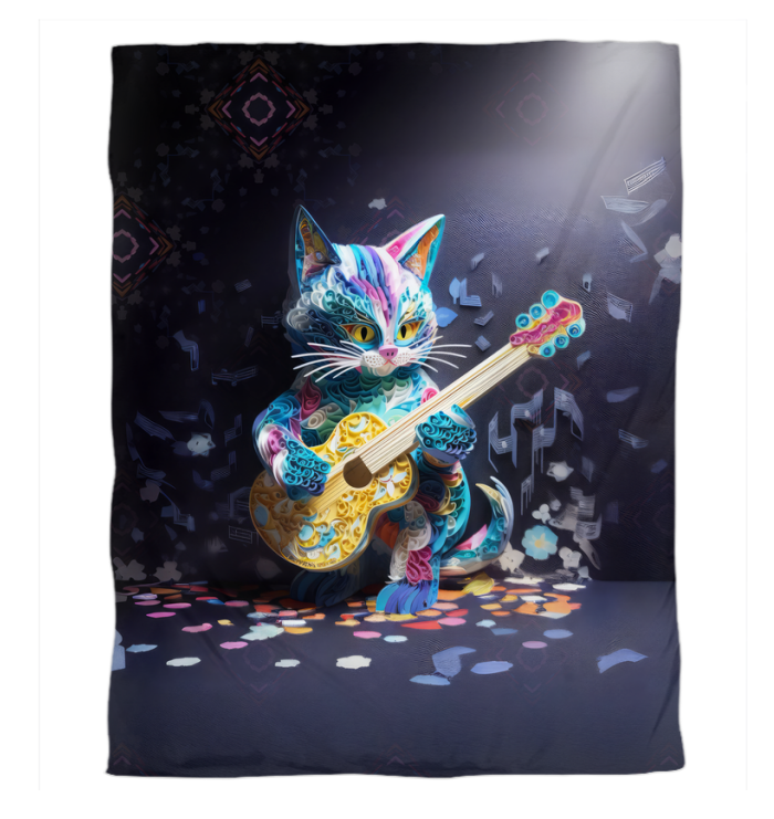 Artistic paper cut pattern duvet cover with tropical theme.