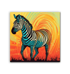 Zebra Foal Innocence Canvas - Beyond T-shirts