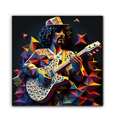 Musical Metropolis Wrapped Canvas