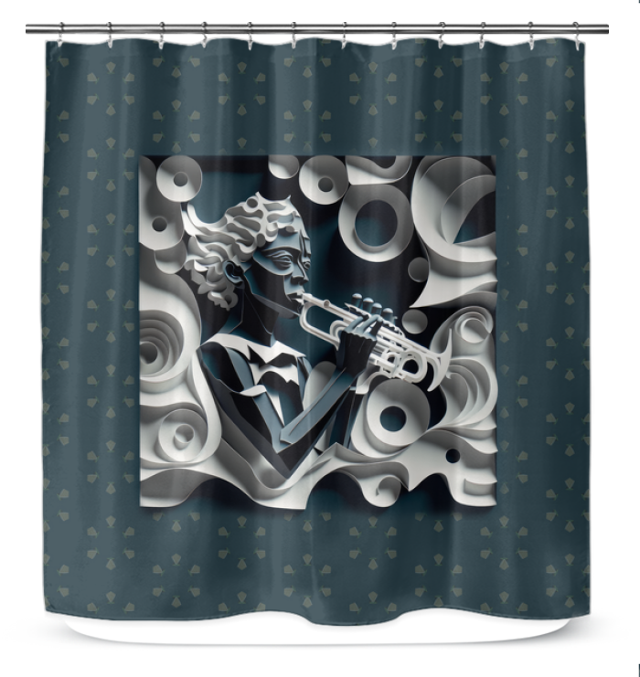 Folk Fusion Shower Curtain