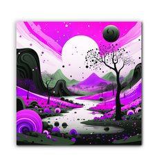 Mesmerizing Mesa Desert Landscape Canvas