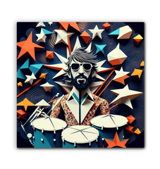 Harmonic Hues Wrapped Canvas