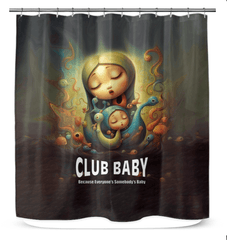 Waterproof and durable CB3-75 shower curtain in use