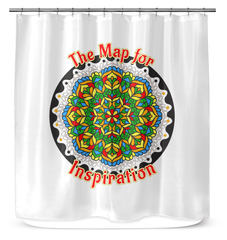 Zen Garden Mandala Shower Curtain - Beyond T-shirts