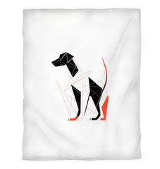 Energetic Beagle Burst Duvet Cover
