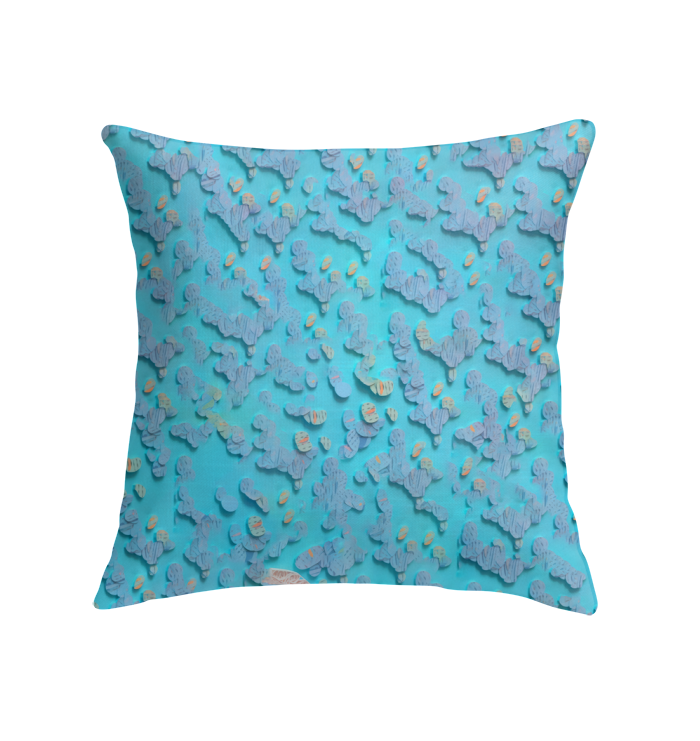 Colorful and magical indoor pillow design from the Whimsical Wonderland collection.