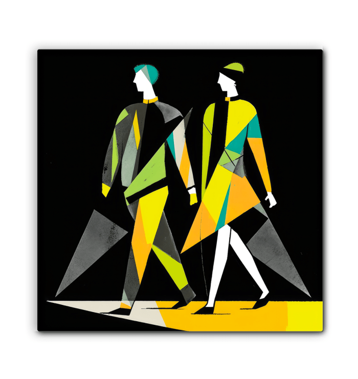 Runway Reverie Abstract Canvas - Beyond T-shirts