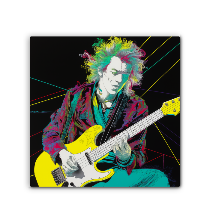 Vibrant Cosmos Carnival Wall Canvas artwork.