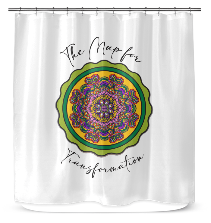 Sacred Geometry Mandala Shower Curtain - Beyond T-shirts