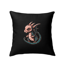 Mystical Fire-Breathing Dragon Cushion