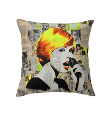 Melodic Escape Throw Pillow - Beyond T-shirts