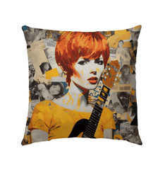 Musical Flourish Outdoor Pillow - Beyond T-shirts