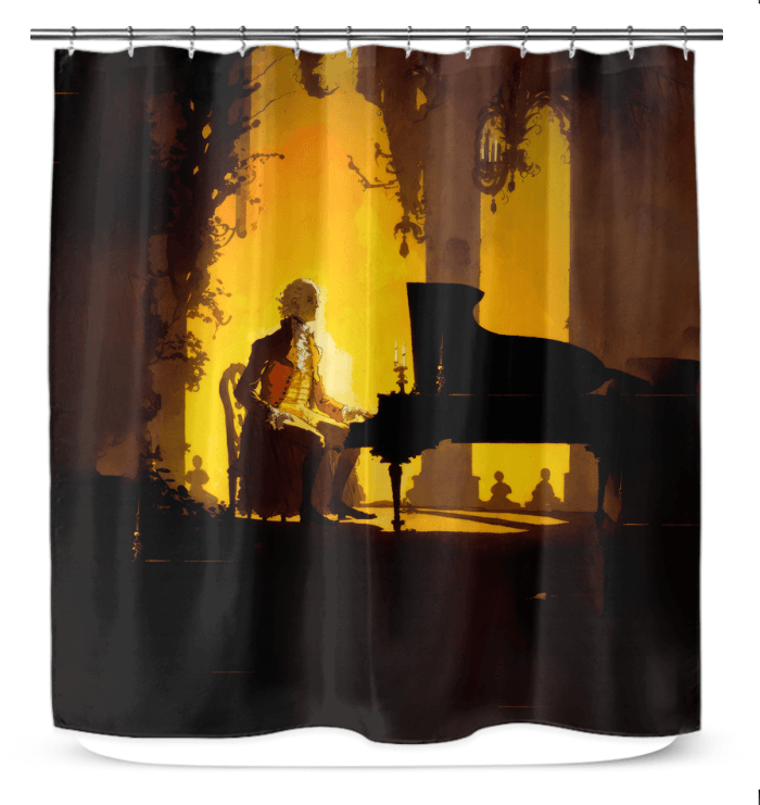 Musical Harmony Bathroom Curtain - Beyond T-shirts