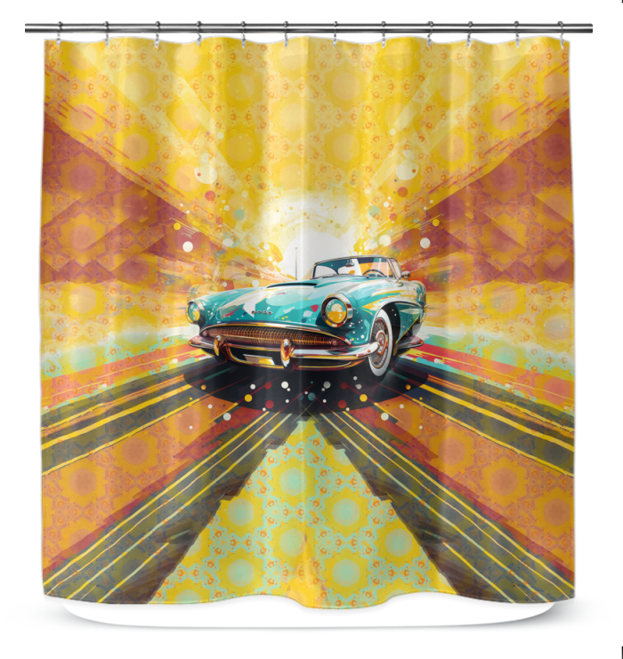 Cabriolet Charm Shower Curtain
