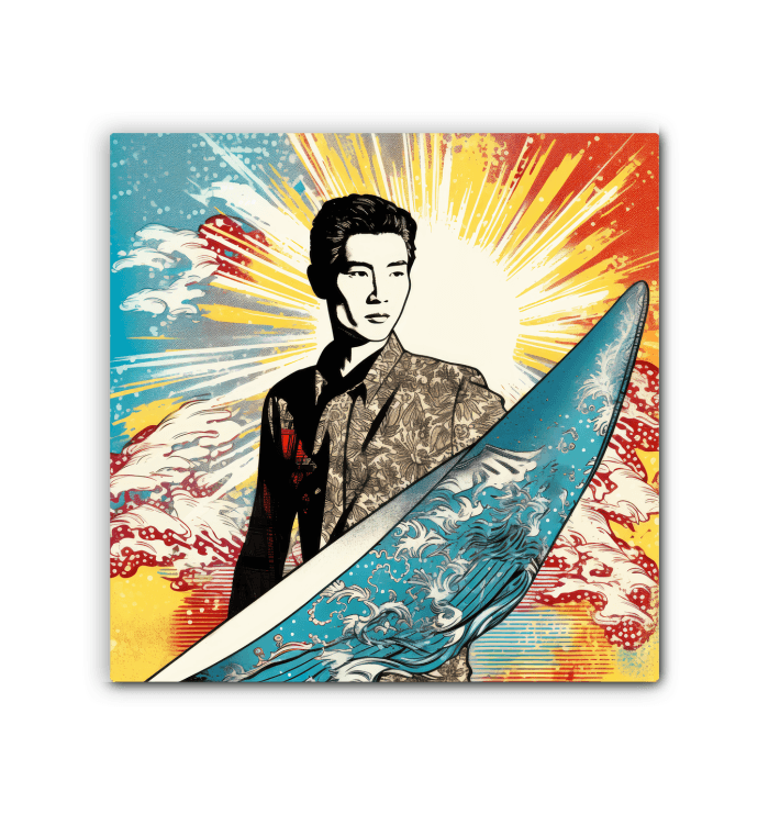 Surfing 1 38 Wrapped Canvas - Beyond T-shirts