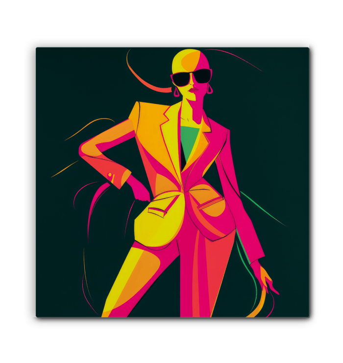 Vogue Vibes Runway Canvas Print - Beyond T-shirts