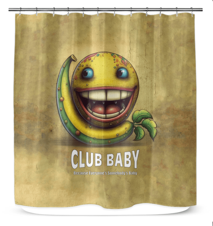 Elegant CB3-132 shower curtain adding style to bathroom space.