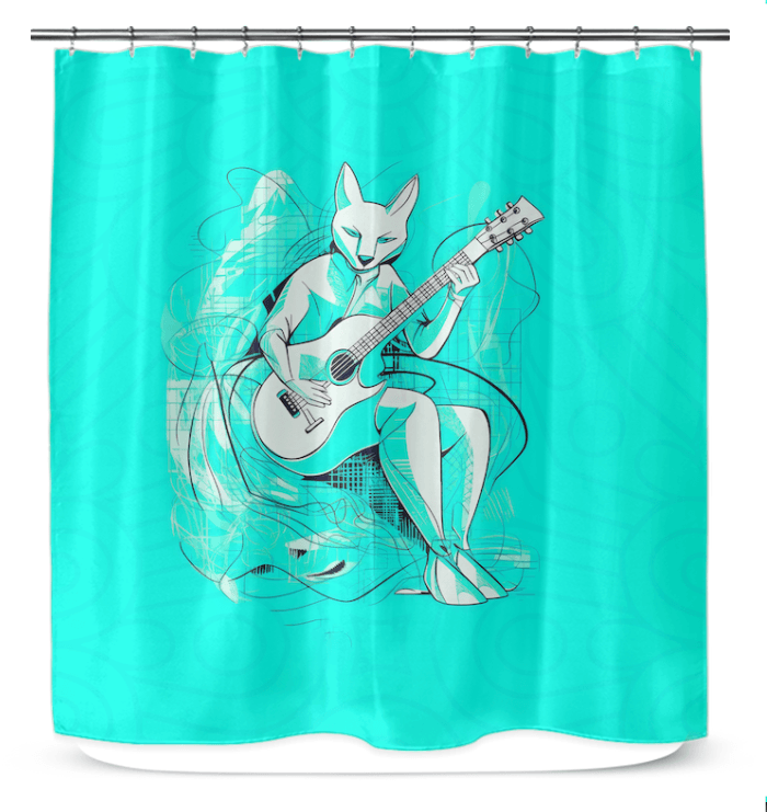 Glamorous Runway Fashion Shower Curtain - Beyond T-shirts