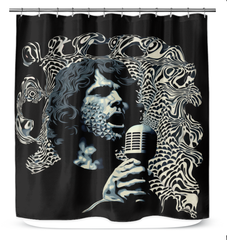 Punk Rock Splash Shower Curtain