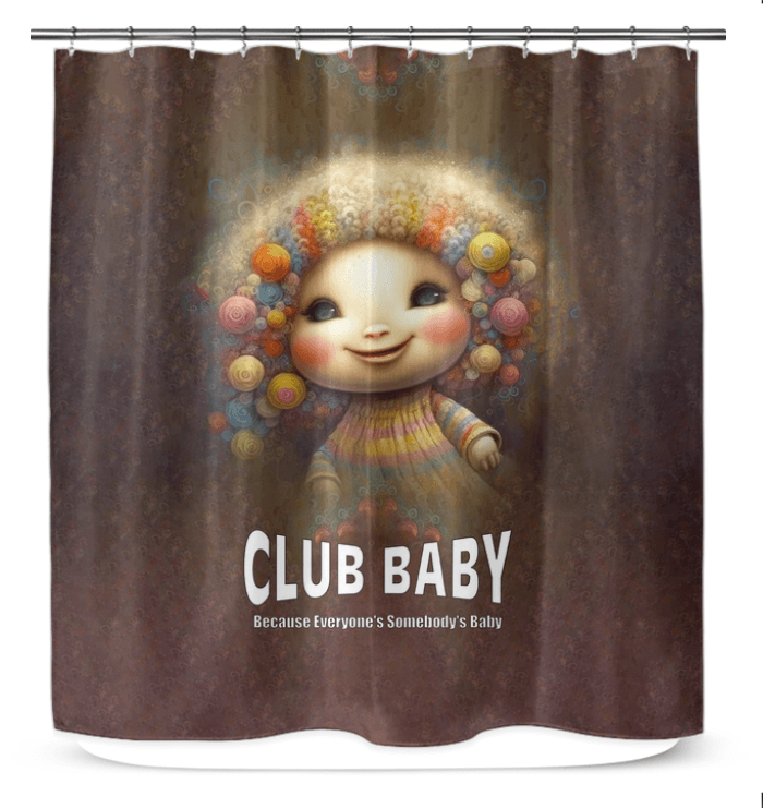 Stylish CB3-105 Bathroom Curtain for Decor