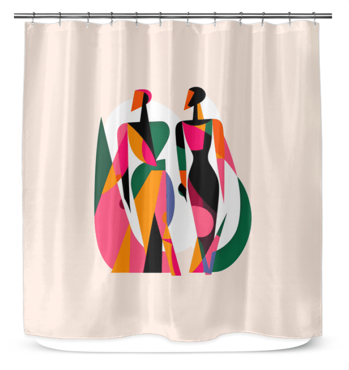 Vogue Art Shower Curtain - Beyond T-shirts