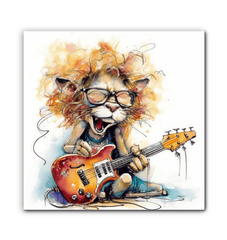 Melodious Mischief Caricature Canvas Art - Beyond T-shirts