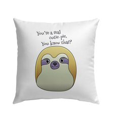 You're a Real Cutie Pie Outdoor Pillow