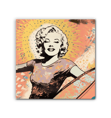 Surfing 5 01 Canvas art in living room setting