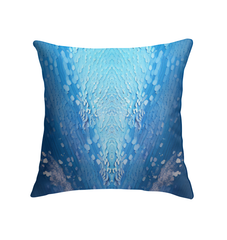 Cozy indoor pillow with oceanic kirigami adventure pattern.