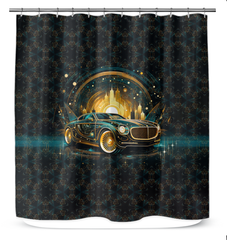 Modern Supercar Shower Curtain