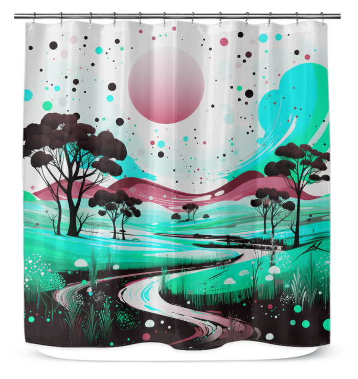Tranquil Tropic Tranquility Beach Curtain