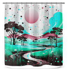 Tranquil Tropic Tranquility Beach Curtain