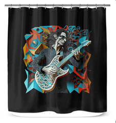 Melodic Wave Shower Curtain