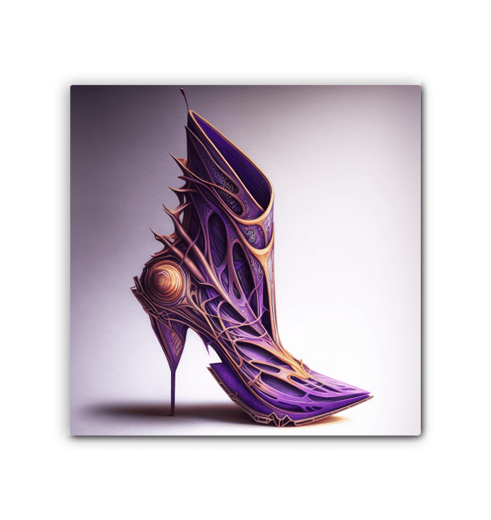 Footwear Fantasies Unleashed - Canvas Art - Beyond T-shirts