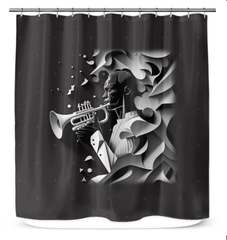 Rock Rhythms Shower Curtain