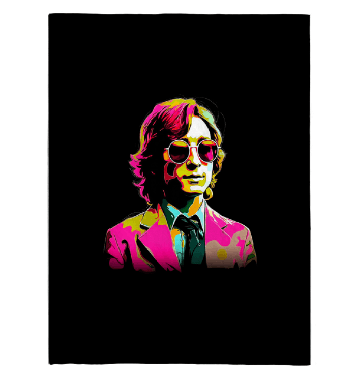 Gallery-Ready Graffiti Couture Blanket - Beyond T-shirts