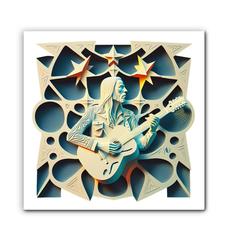 Lyrical Luminescence Wrapped Canvas