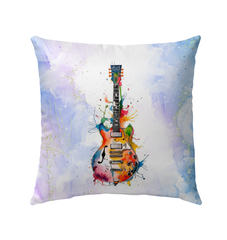 Saxophonist’s Sunset Serenade Pillow