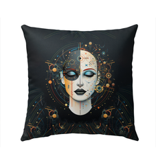 Alluring Abstract Outdoor Pillow