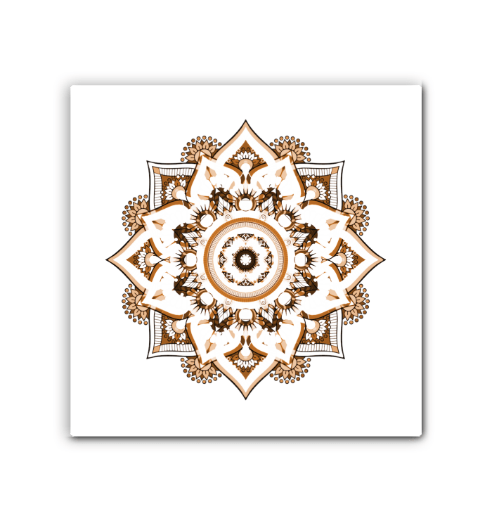 Mandala Wisdom Metal Wall Clock - Beyond T-shirts